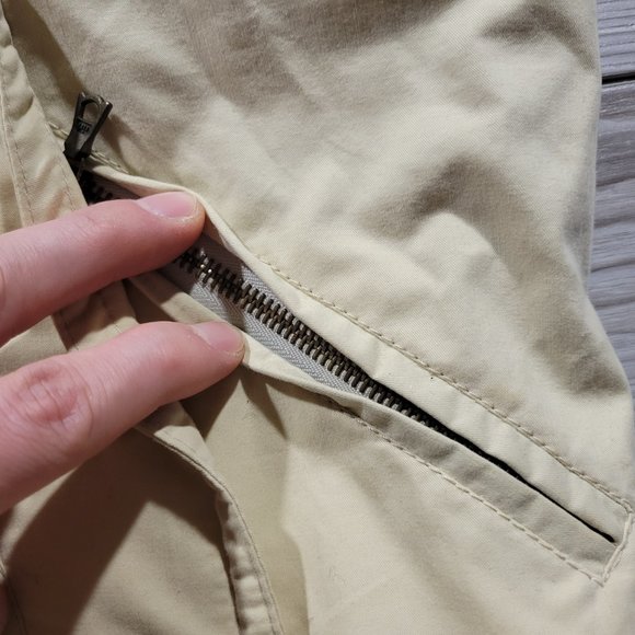 Woods & Irons Royal Golf Course Jacket Beige Mens Size L Rare Logo Button - Picture 8 of 15